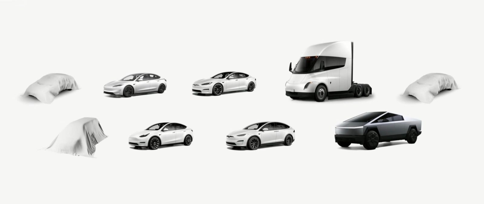 Tesla vehicle lineup